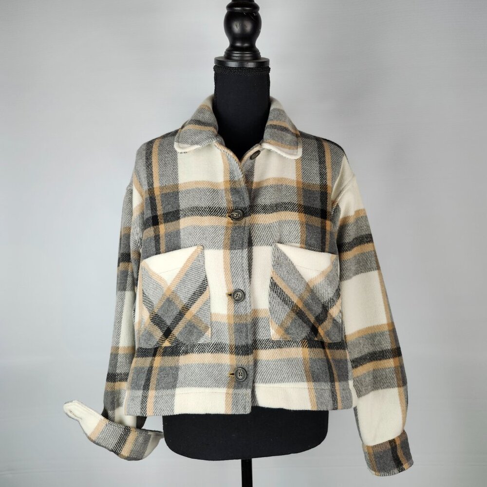 FOR THE REPUBLIC - Cropped Jacket Shacket Size M